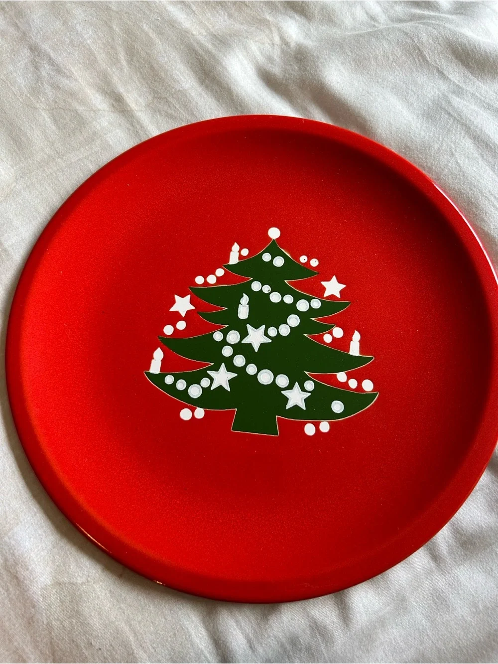 Waechtersbach Germany Christmas Tree 3-Piece Starter Dinnerware Set new in box